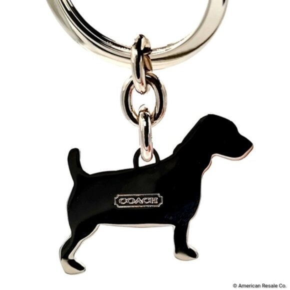 COACH Signature Jack Russel Terrier Handbag Charm Keychain Fob-Style 7321 - Picture 4 of 6